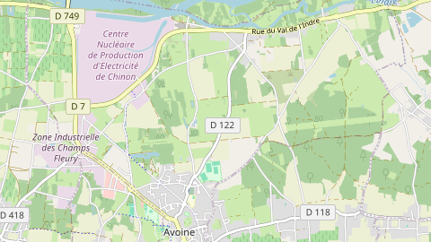 Carte de localisation de l'évènement