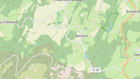 Carte de localisation de l'évènement