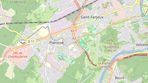 Carte de localisation de l'évènement