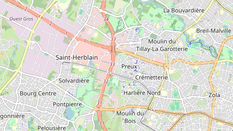 Carte de localisation de l'évènement