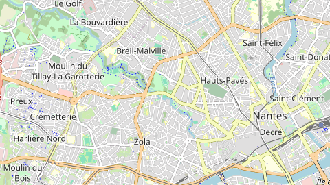 Carte de localisation de l'évènement