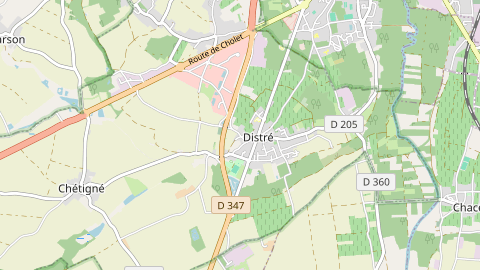 Carte de localisation de l'évènement