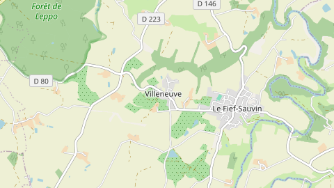 Carte de localisation de l'évènement