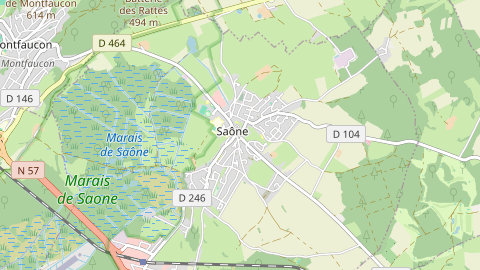 Carte de localisation de l'évènement