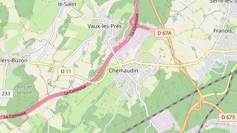 Carte de localisation de l'évènement