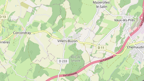 Carte de localisation de l'évènement