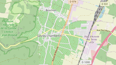 Carte de localisation de l'évènement