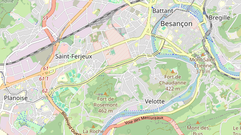 Carte de localisation de l'évènement