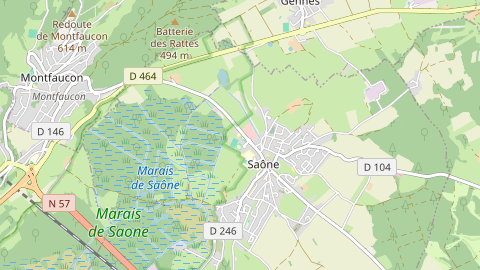 Carte de localisation de l'évènement