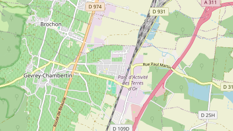 Carte de localisation de l'évènement