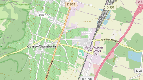 Carte de localisation de l'évènement