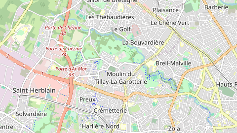 Carte de localisation de l'évènement