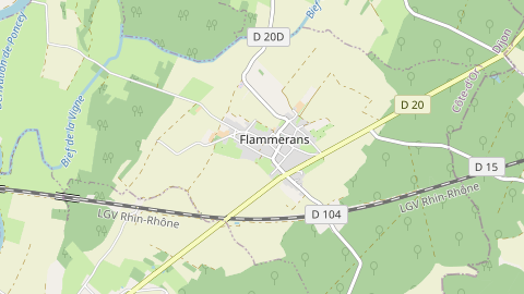 Carte de localisation de l'évènement