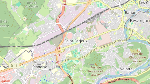 Carte de localisation de l'évènement