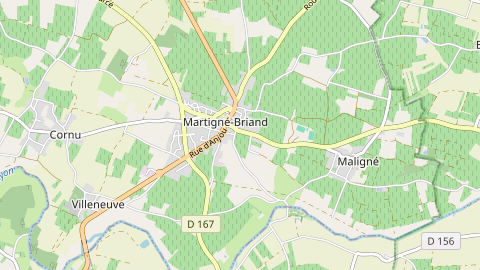 Carte de localisation de l'évènement