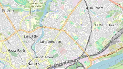 Carte de localisation de l'évènement