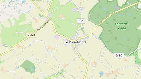 Carte de localisation de l'évènement