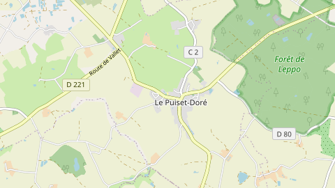 Carte de localisation de l'évènement