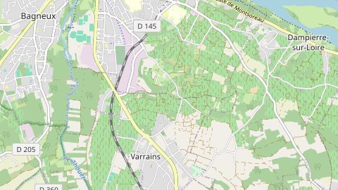 Carte de localisation de l'évènement
