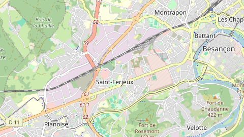 Carte de localisation de l'évènement
