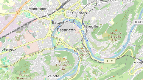 Carte de localisation de l'évènement