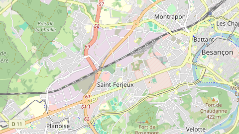 Carte de localisation de l'évènement