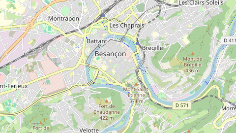 Carte de localisation de l'évènement