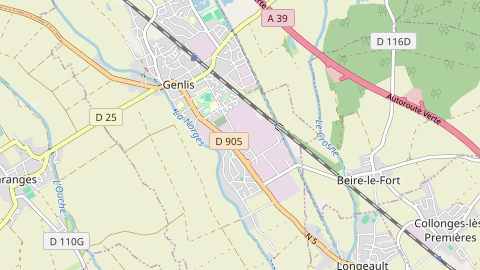 Carte de localisation de l'évènement