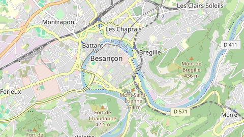 Carte de localisation de l'évènement