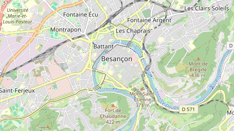 Carte de localisation de l'évènement