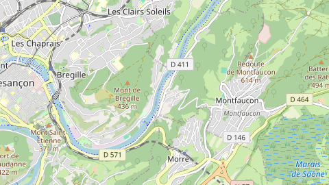 Carte de localisation de l'évènement
