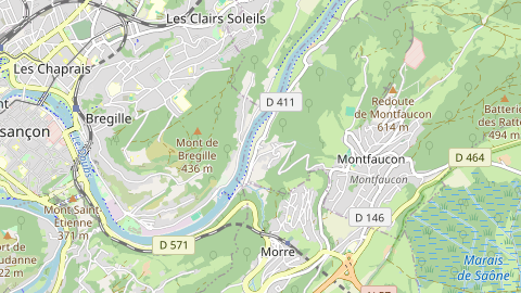 Carte de localisation de l'évènement