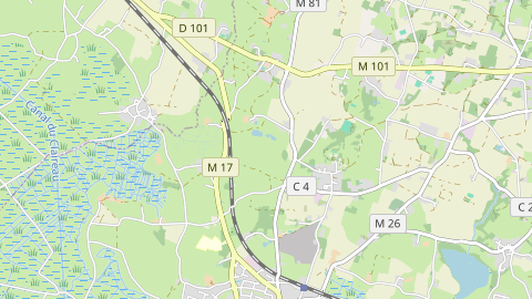 Carte de localisation de l'évènement