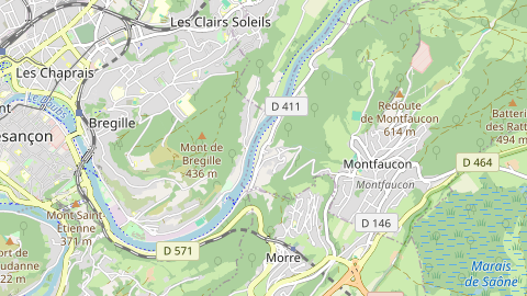 Carte de localisation de l'évènement