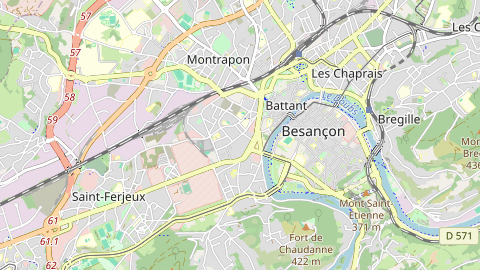 Carte de localisation de l'évènement