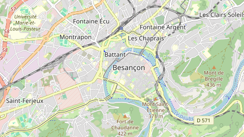 Carte de localisation de l'évènement