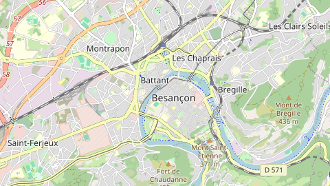 Carte de localisation de l'évènement
