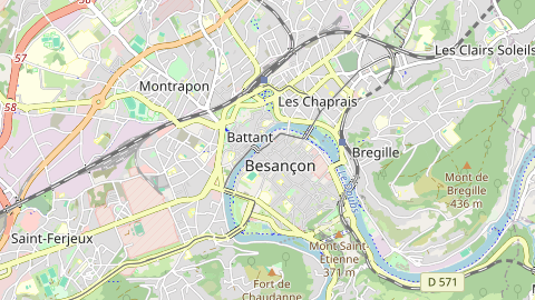 Carte de localisation de l'évènement