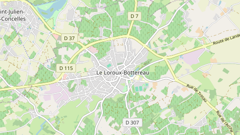 Carte de localisation de l'évènement