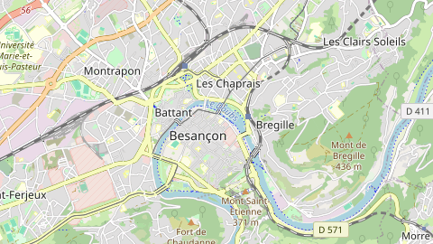 Carte de localisation de l'évènement