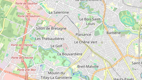 Carte de localisation de l'évènement