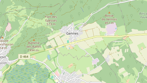 Carte de localisation de l'évènement