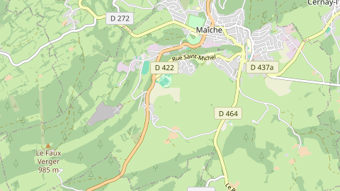 Carte de localisation de l'évènement