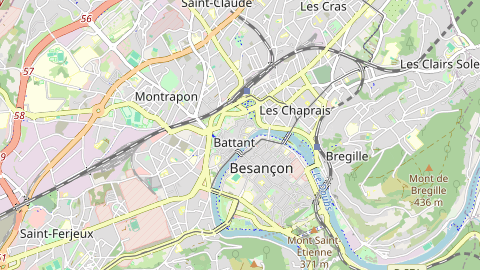 Carte de localisation de l'évènement