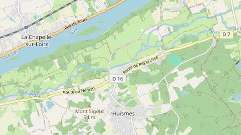 Carte de localisation de l'évènement