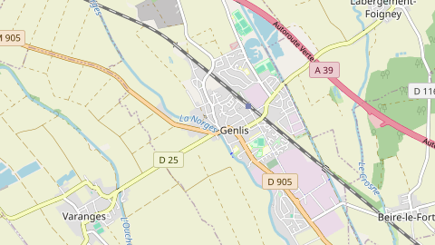 Carte de localisation de l'évènement