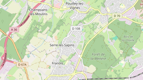 Carte de localisation de l'évènement