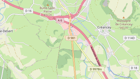 Carte de localisation de l'évènement