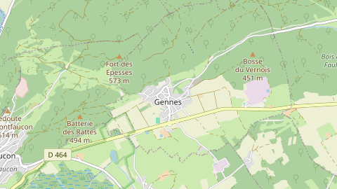Carte de localisation de l'évènement