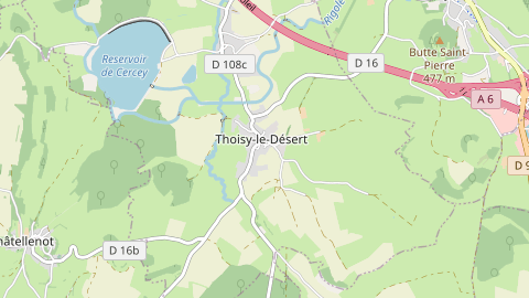 Carte de localisation de l'évènement